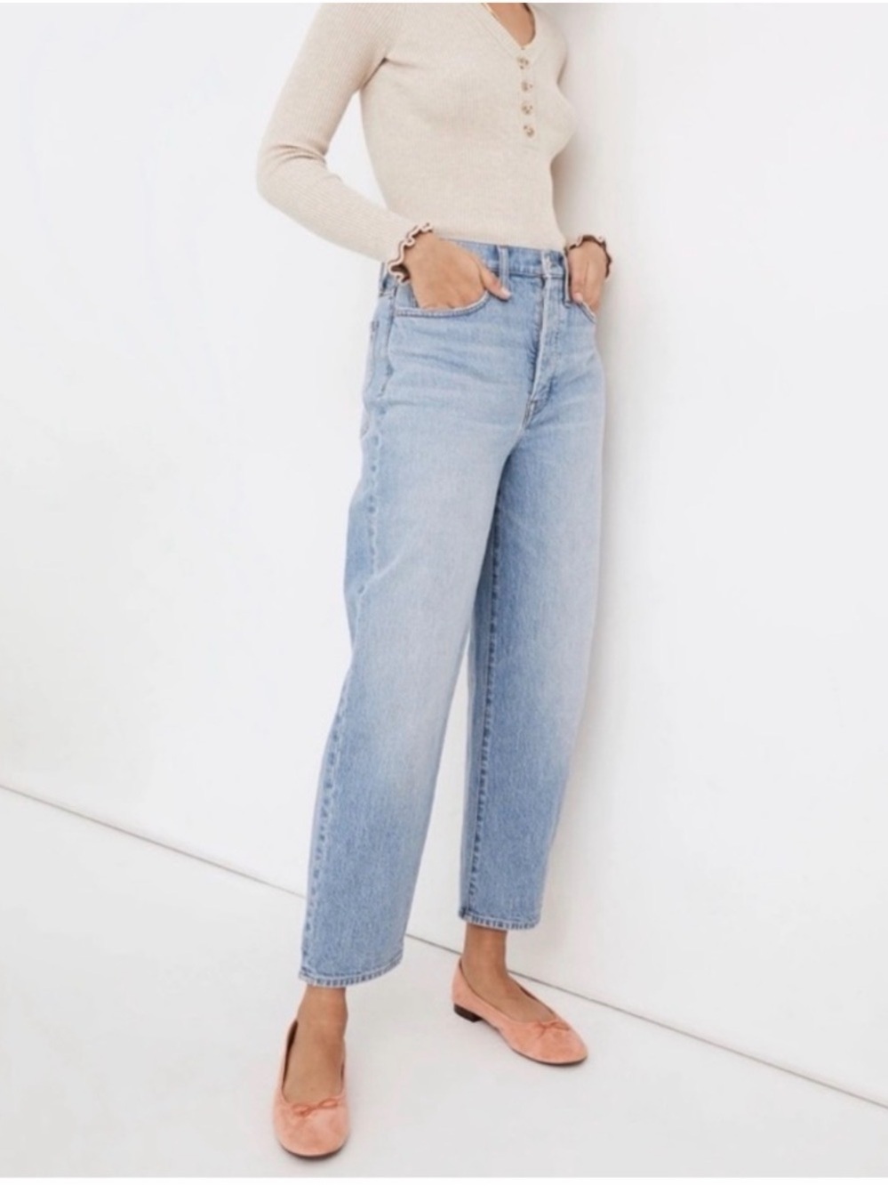 Madewell Balloon Jeans 27 petite